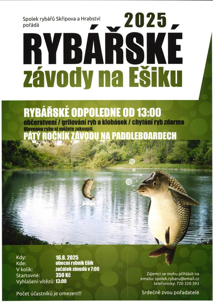 Rybářské závody 2025