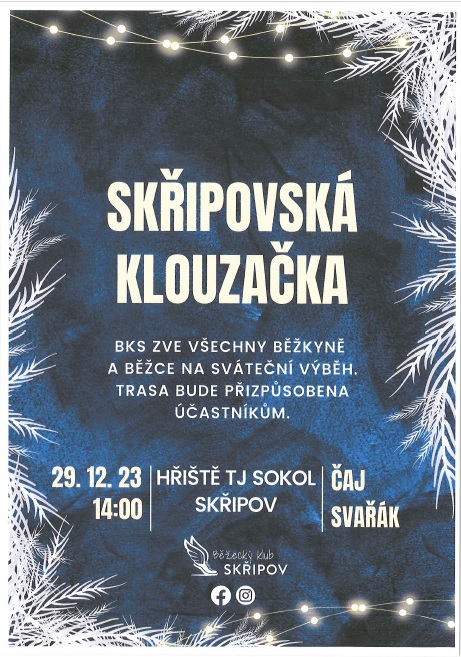 Plakát skřipovská klouzačka