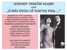 plakát na koncert Legendy taneční hudby